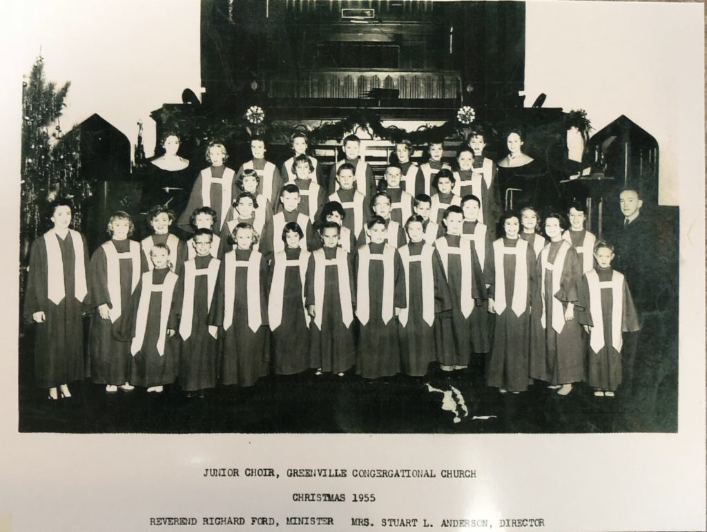 Junior Choir - Christmas 1955